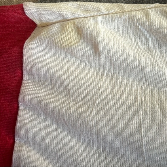 Vintage J.Crew Rugby Shirt Men’s M Red White‎ Navy Block Stripe Long Sleeve Polo - Picture 5 of 5